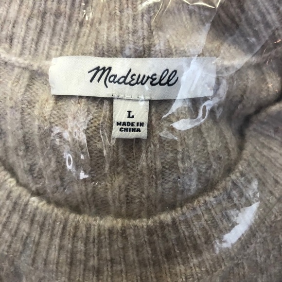 NWT Madewell colorblock midi sweater dress XXL - Picture 9 of 10